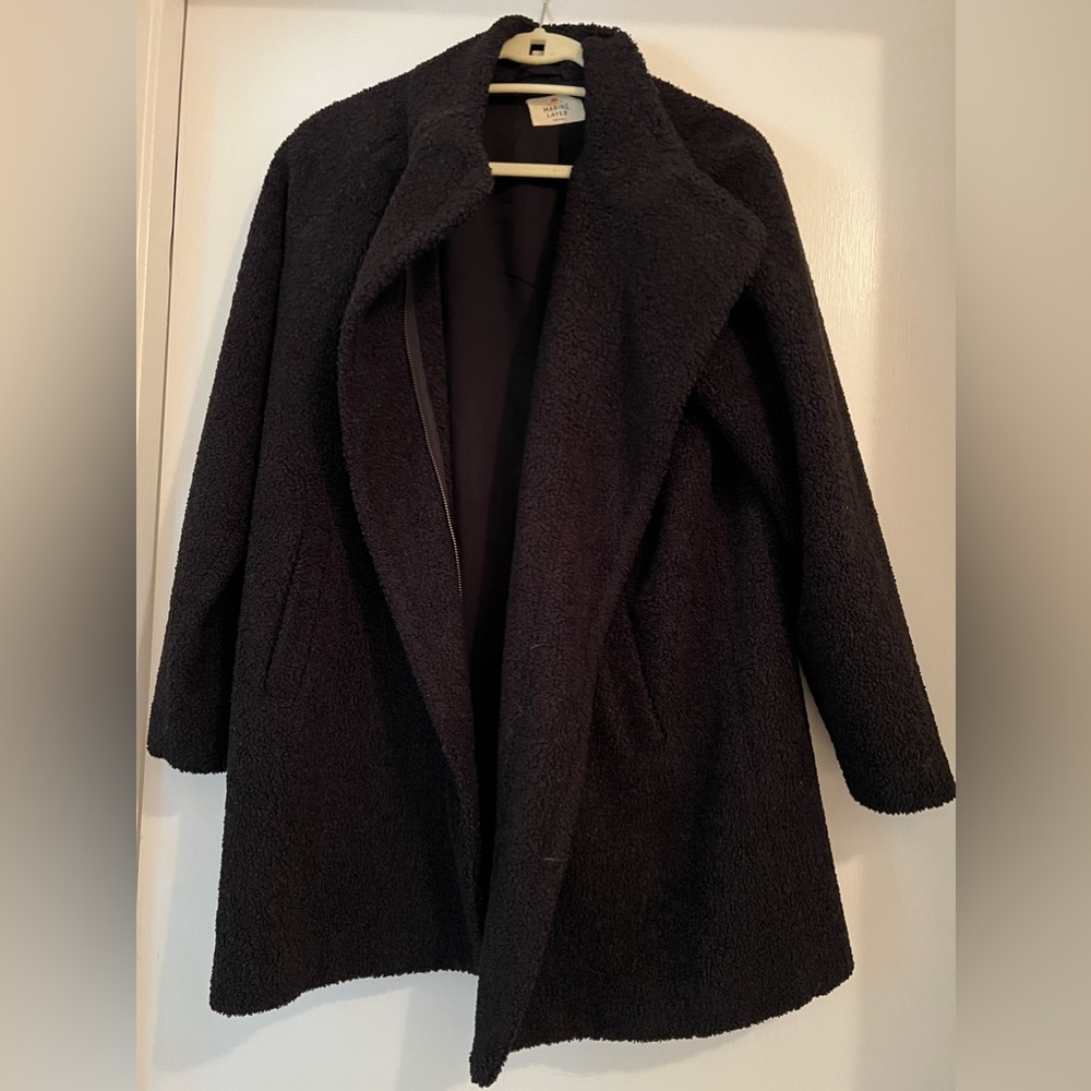 Marine Layer size Medium Black oversized Jacket